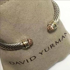David yurman bracelet with morganite and diamonds